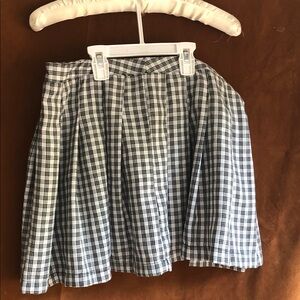 Classic Black & White Plaid Circle Skirt - Flared Mini